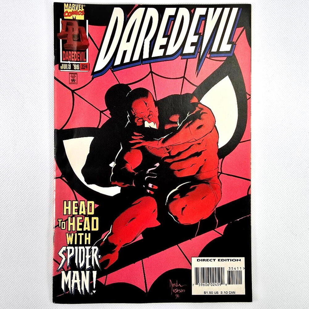 Marvel Daredevil #354 Spider‑Man Cover Meets Ben Reilly Comic 1996 New Bagged